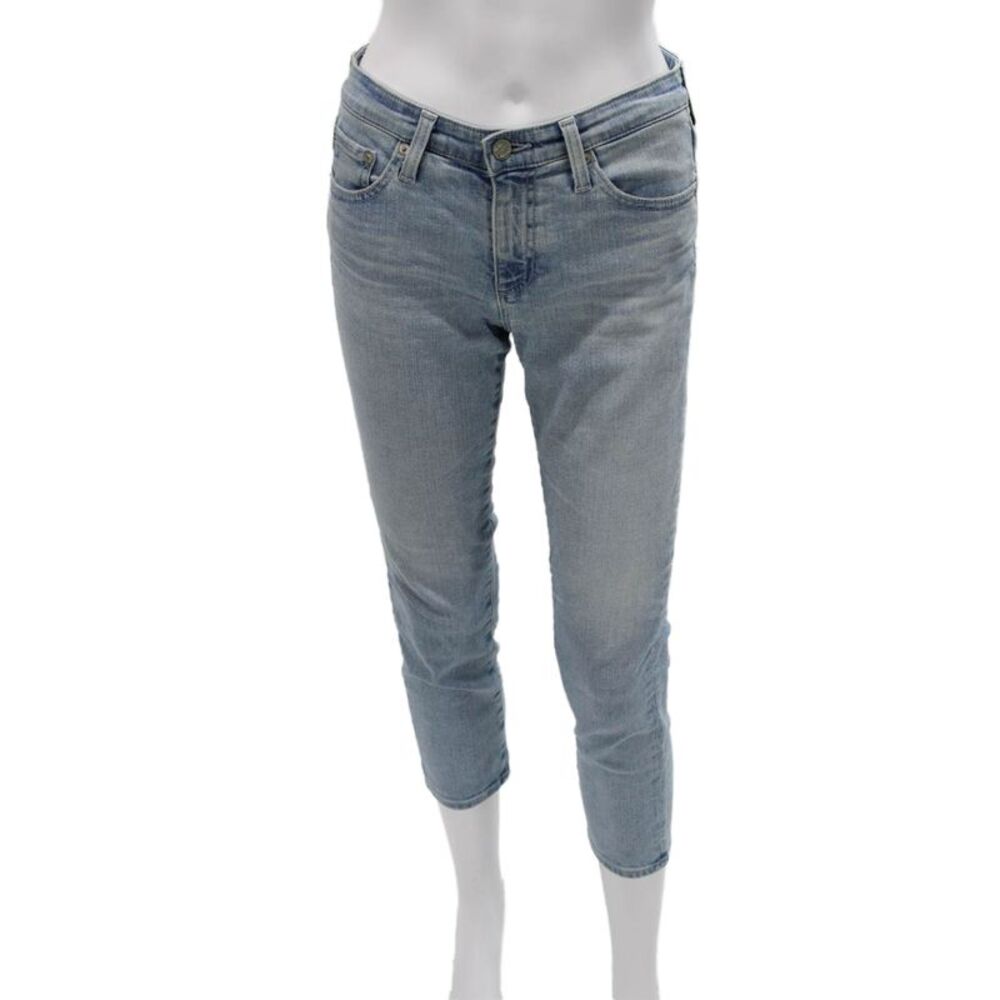 AG-ED Denim Women Cropped Blue Jeans Cotton Size 26